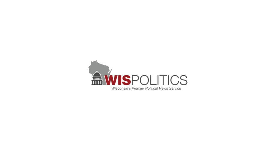 WISPOLITICS logo: Wisconsin state map with capitol dome; "Wisconsin's Premier Political News Service" text.