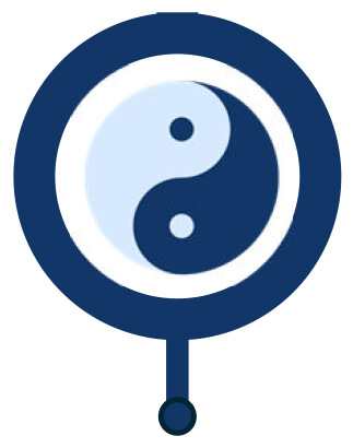 BLI Leadership balance icon featuring a blue and white Yin Yang symbol, representing harmony and duality.