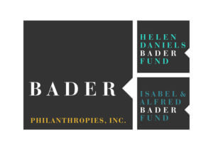 Bader Philanthropies, Inc. logo with names Helen Daniels Bader Fund and Isabel & Alfred Bader Fund.